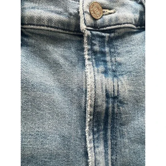 Mother Women’s High Waisted Rider Ankle Fray Jeans in Fish Out of Water Size 32 - Picture 13 of 16